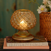 Kamil Candle Holder Amber - Home4u